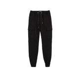 The Crow Lastikli Paça Kargo Pantolon, XL, 5002792912, Siyah, Erkek