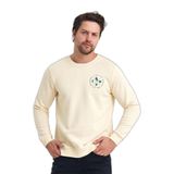 The Crow LIFE Kapüşonlu Sweatshirt, S, TYC6701A420B97B010, Bej, erkek