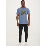 The Crow Mavi Erkek T-Shirt - 2XL