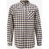 The Crow Normal Lacivert Kareli Erkek Gömlek TC3008 - S