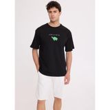 The Crow SHORE RELAX T-Shirt, M, TC9028, Siyah, Erkek