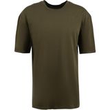 The Crow TC9010 Bisiklet Yaka Baskılı Haki Erkek T-Shirt
