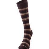 The Don Çizgili Erkek Bambu Çorap Kahverengi - 43 - 46