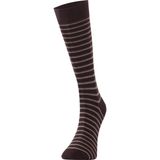 The Don İnce Çizgili Erkek Bambu Çorap Kahverengi - 39 - 42