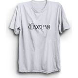 The Doors, Logo, Rock Metal Grup Tişörtü - XS - Beyaz