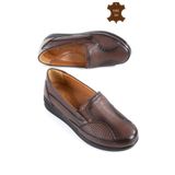 The Dortex Shoes CA600 The Dortex Kadın Hakiki Deri Tam Ortopedik Taş Işlemeli Ultra Rahat Anne Ayakkabısı