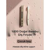 The Elite Home %100 Doğal Bambu Diş Fırçası / BPA İçermez / Orta Sertlik/ Çevre Dostu/ Çocuk Boy