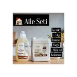 The Elite Home Bitkisel Sıvı Arap Sabunu 3 kg Limon Yağlı & 825 ml Kokusuz (Aile Seti)