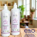The Elite Home Organik ve Vegan Sertifikalı Ovma Kremi 900 gr Portakal Yağlı 2 Li Set Doğal ve Organik