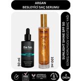 The Fair. Argan Besleyici Saç Serumu 50 Ml Ve Sunlight Shine Spf 50 Güneş Koruyucu Saç Yağı 100 Ml