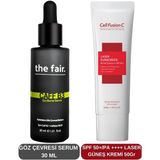 the fair. Caff-B3 Göz Çevresi Serumu ve Güneş Kremi Set