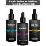 the fair. Dökülme, Kırılma ve Kepek Önleyici Vegan Saç Serumu Seti 150 ML