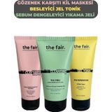 The Fair Gözenek Karşıtı Kil Maskesi Besleyici Jel Tonik ve Sebum Dengeleyici Yıkama Jeli