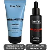 The Fair . Hassas ve Kuru Cilt Temizleme Jeli 150 ml ve Ahabha Peeling Serum 30 ml