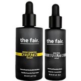 the fair. Leke Karşıtı Cilt Serumu Ve Keratin Kırılma Karşıtı Vegan Saç Ve Cilt Bakım Seti Cil Bakımı Set