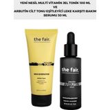 The Fair. Multi Vitamin Jel Tonik 100 Ml Ve Arbutin Cilt Tonu Eşitleyici Leke Karşıtı Bakım Serumu 30 Ml
