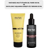The Fair. Multi Vitamin Jel Tonik 100 Ml Ve Yaşlanma Karşıtı Cilt Serumu 30 Ml