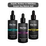 the fair. the fair. Dökülme, Kırılma Ve Kepek Önleyici Vegan Saç Serumu Seti 150 ml
