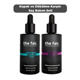 the fair. the fair. Kepek Karşıtı Dökülme Önleyici Vegan Saç Bakım Seti 100 ml