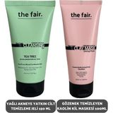 The Fair. Yağlı Akneye Yatkın Cilt Temizleme Jeli 150 ml Temizleyen Kaolin Kil Maske 100 ml