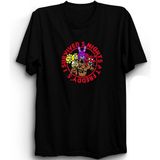 The Fame 5Naf Fnaf Circle Oyun Game Siyah Kadın T-shirt