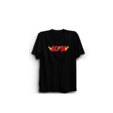The Fame AC Devil Rock Metal Müzik Grubu DC Siyah Kadın T-shirt