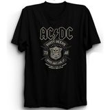 The Fame Acdc, Dirty Deeds, Rock Metal Grup Tişörtü - 10 - 11 Yaş - Siyah