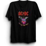 The Fame Acdc, Fly On The Wall, Rock Metal Grup Tişörtü - Siyah