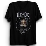The Fame Acdc, Hells Bells, Vrs9, Rock Metal Grup Tişörtü - Siyah