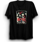 The Fame Acdc, Highway To Hell, DK04, Rock Metal Müzik Grubu Tişörtü - 3XL - Siyah