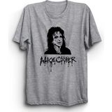 The Fame Alice Cooper, V7, Rock Metal Grup Tişörtü - 10 - 11 Yaş - Gri