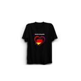 The Fame Almanya Germany Deutschland Siyah Kadın T-shirt