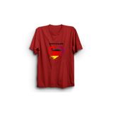 The Fame Almanya Temalı Deutschland Kırmızı %100 Pamuk Kadın T-shirt