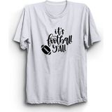 The Fame Amerikan Futbolu, Nfl, It's Football Y'all Tişört - Beyaz - 10 - 11 Yaş
