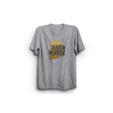 The Fame An action-Packed First-Person Shooter Game Shadow Gri Kadın T-shirt