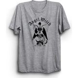 The Fame Angel Witch Rock Metal Müzik Grubu Gri Kadın T-shirt