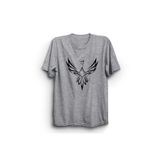 The Fame Anka Kuşu Phoenix Bird Gri Kadın T-shirt