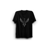 The Fame Anka Kuşu Phoenix Bird Siyah Kadın T-shirt