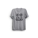 The Fame Arch Sembol Rock Metal Müzik Grubu Gri Kadın T-shirt