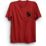 The Fame Aslan Burcu Leo Astroloji Kırmızı Kadın T-shirt