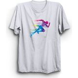 The Fame Atletizm Atlet Spor Athletics Athlete Atletika Koşu Running Beyaz Kadın T-shirt