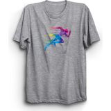 The Fame Atletizm Atlet Spor Athletics Athlete Atletika Koşu Running Gri Kadın T-shirt