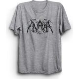 The Fame Avatar, Pentagram, Band, Rock Metal Müzik Grubu, Baskılı, %100 Pamuk Tişört - 2XL - Gri