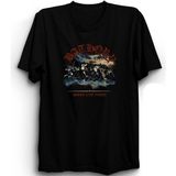 The Fame Bathory, Blood Fire Death, Rock Metal Müzik Grubu Baskılı, %100 Pamuk Tişört - 5XL - Siyah