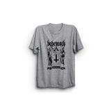 The Fame Behem 2 Prayer Rock Metal Müzik Grubu Gri Kadın T-shirt