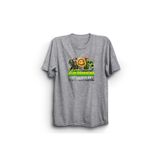 The Fame Bitkiler ve Zombiler Garden Oyun Game Gri Kadın T-shirt