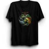 The Fame Blind Guardian, Dragon, Ejderha Rock Metal Tişört - XS - Siyah