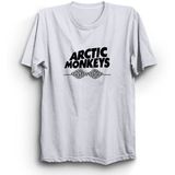 The Fame Box Arctic Monkeys Klasik Logo, Rock, Metal Tişört - Beyaz - 3XL