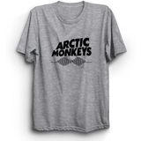 The Fame Box Arctic Monkeys Klasik Logo, Rock, Metal Tişört - Gri
