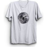 The Fame Box Death Note, Shinigami On Moon, Anime Tişört - 5XL - Beyaz